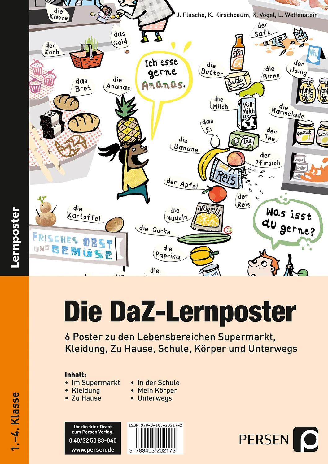 Cover: 9783403202172 | Die DaZ-Lernposter | Poster | Deutsch als Zweitsprache syst. fördern