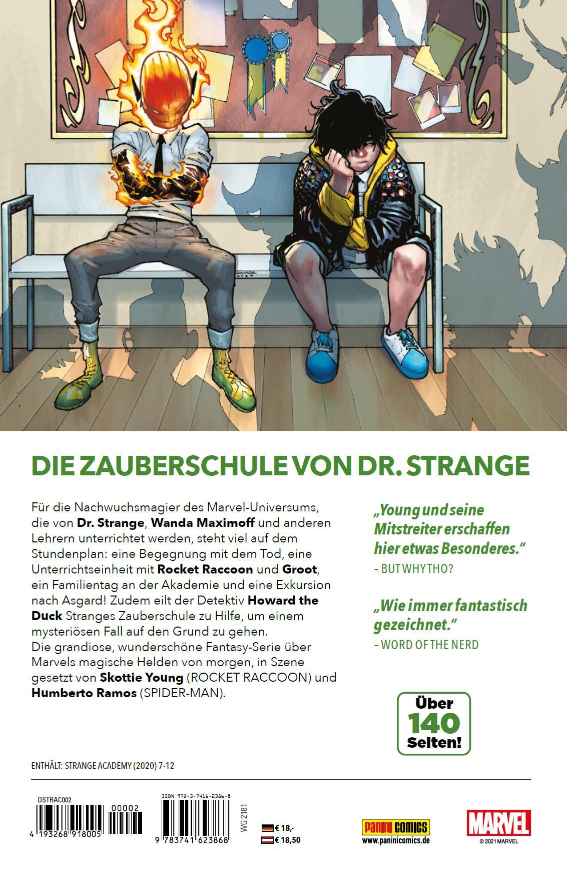 Rückseite: 9783741623868 | Strange Academy | Bd. 2: Klassenfahrt nach Asgard | Young (u. a.)