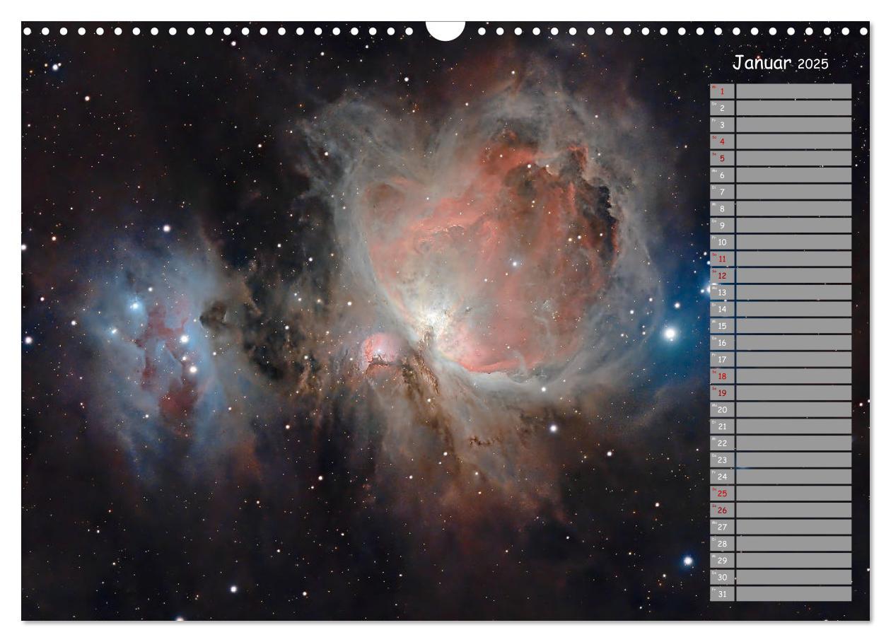 Bild: 9783457194379 | Deep-Sky Amateurastronomie (Wandkalender 2025 DIN A3 quer),...