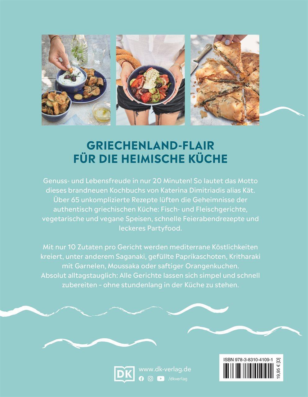 Rückseite: 9783831041091 | Einfach griechisch kochen | Katerina Dimitriadis | Buch | 160 S.