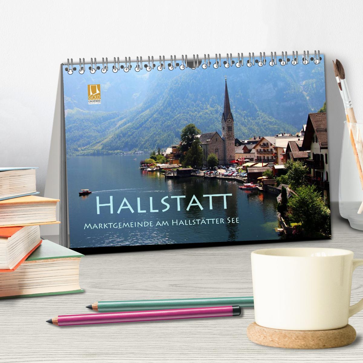 Bild: 9783435583386 | Hallstatt, Marktgemeinde am Hallstätter See (Tischkalender 2025 DIN...