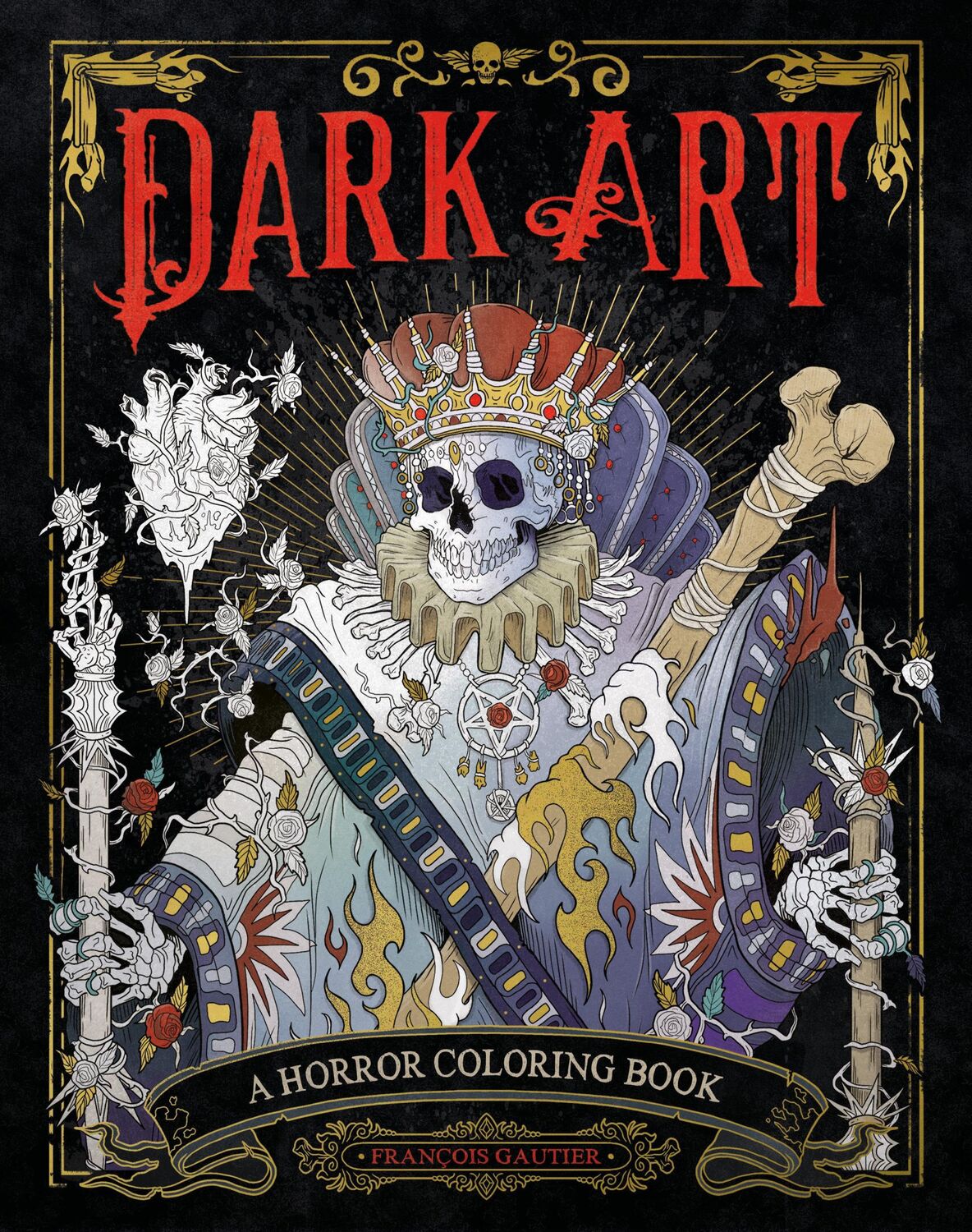 Cover: 9780593185339 | Dark Art | A Horror Coloring Book | François Gautier | Taschenbuch