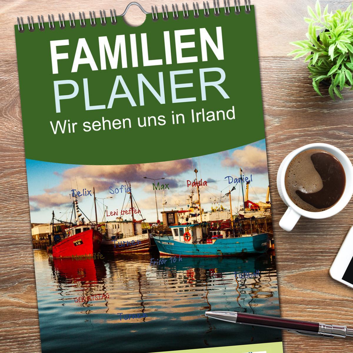 Bild: 9783457098363 | Familienplaner 2025 - Wir sehen uns in Irland - Ring of Beara und...