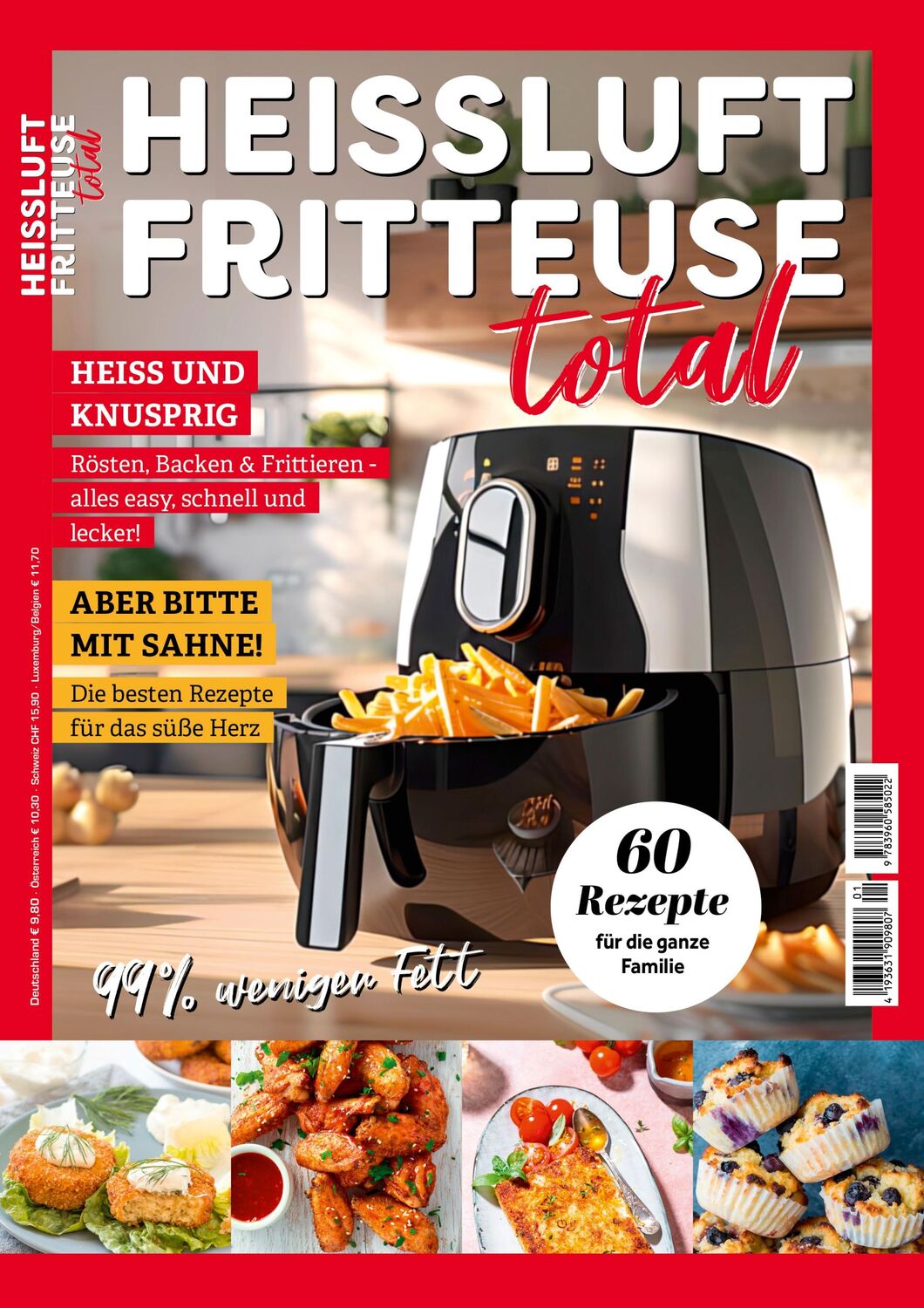 Cover: 9783960585022 | Heissluftfritteuse total Kochbuch Airfryer | Herbert Heitz | Buch