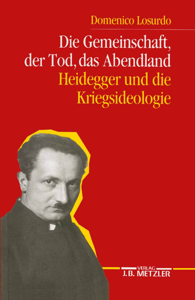 Cover: 9783476012999 | Die Gemeinschaft, der Tod, das Abendland | Domenico Losurdo | Buch