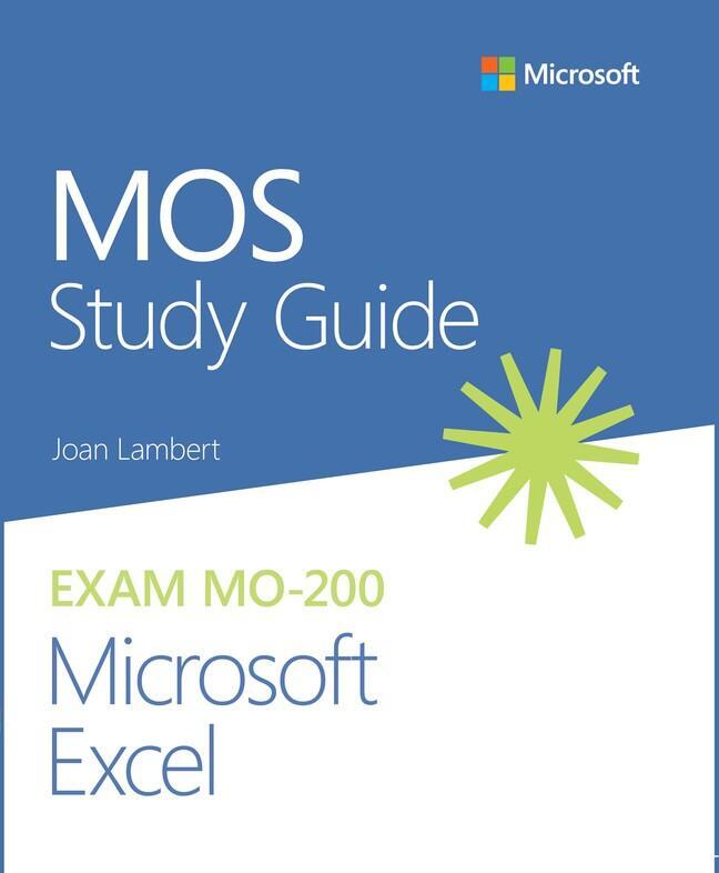 Cover: 9780136627159 | MOS Study Guide for Microsoft Excel Exam MO-200 | Joan Lambert | Buch