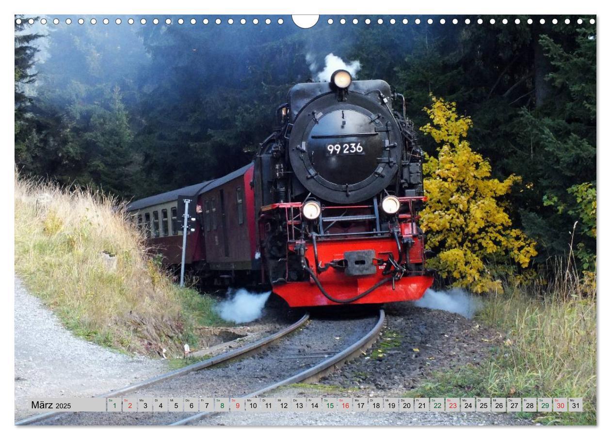 Bild: 9783435669578 | Unter Dampf durch den Harz (Wandkalender 2025 DIN A3 quer),...