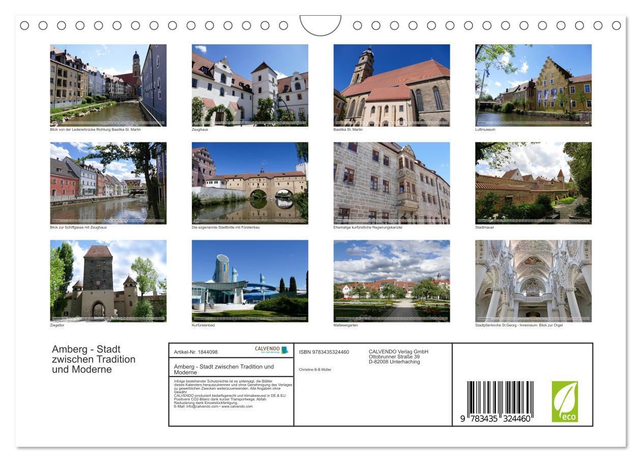 Bild: 9783435324460 | Amberg - Stadt zwischen Tradition und Moderne (Wandkalender 2025...