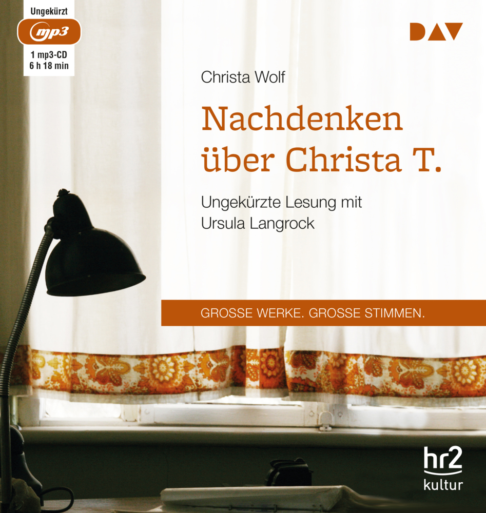 Cover: 9783742402257 | Nachdenken über Christa T., 1 Audio-CD, 1 MP3 | Christa Wolf | CD