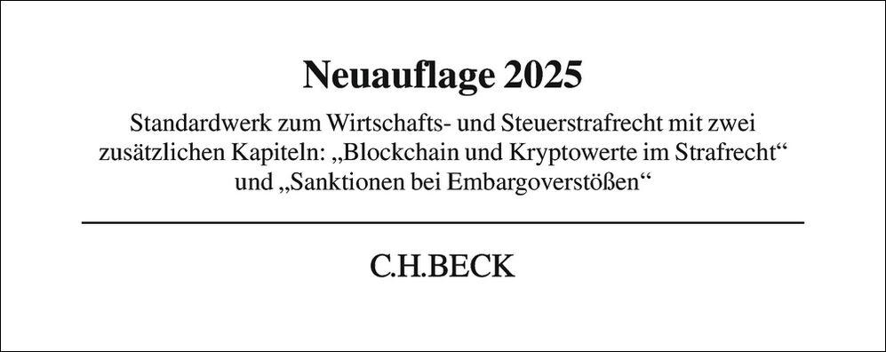 Cover: 9783406807800 | Handbuch Wirtschafts- und Steuerstrafrecht | Wabnitz (u. a.) | Buch