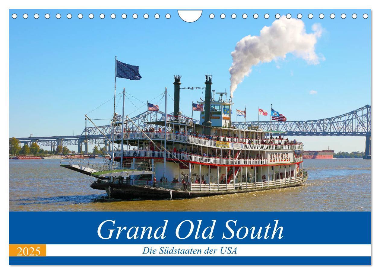 Cover: 9783435164240 | Grand Old South - Die Südstaaten der USA (Wandkalender 2025 DIN A4...