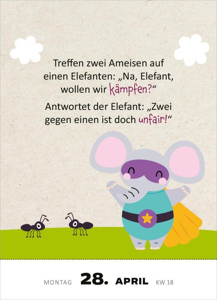 Bild: 4014489133612 | Abreißkalender 365 lustige Kinderwitze 2025 | Kalender | 640 S. | 2025