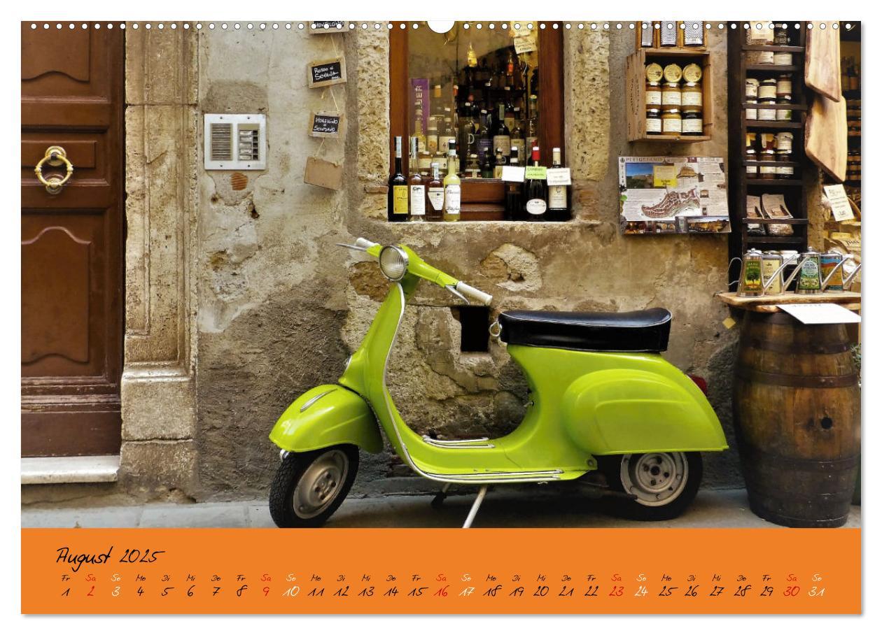 Bild: 9783383976964 | Vespa Liebe (Wandkalender 2025 DIN A2 quer), CALVENDO Monatskalender