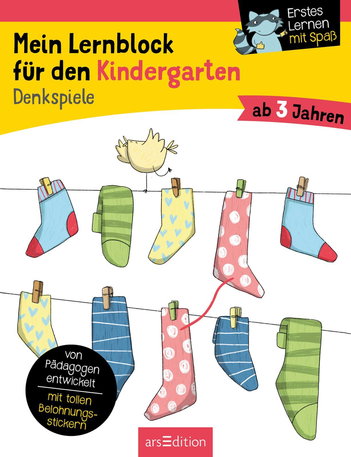 Bild: 9783845844039 | Mein Lernblock für den Kindergarten - Denkspiele | Hannah Lang | Buch