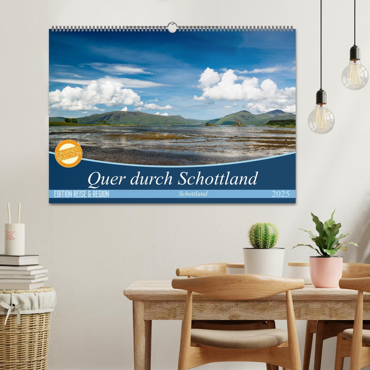 Bild: 9783435678884 | Quer durch Schottland (Wandkalender 2025 DIN A2 quer), CALVENDO...