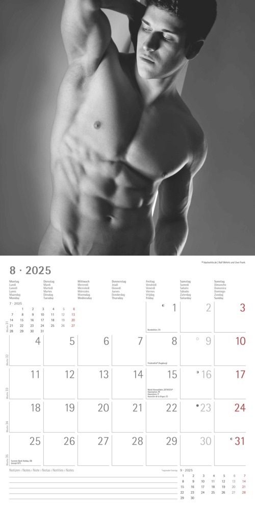 Bild: 4251732343095 | Alpha Edition - Masculine 2025 Broschürenkalender, 30x30cm,...