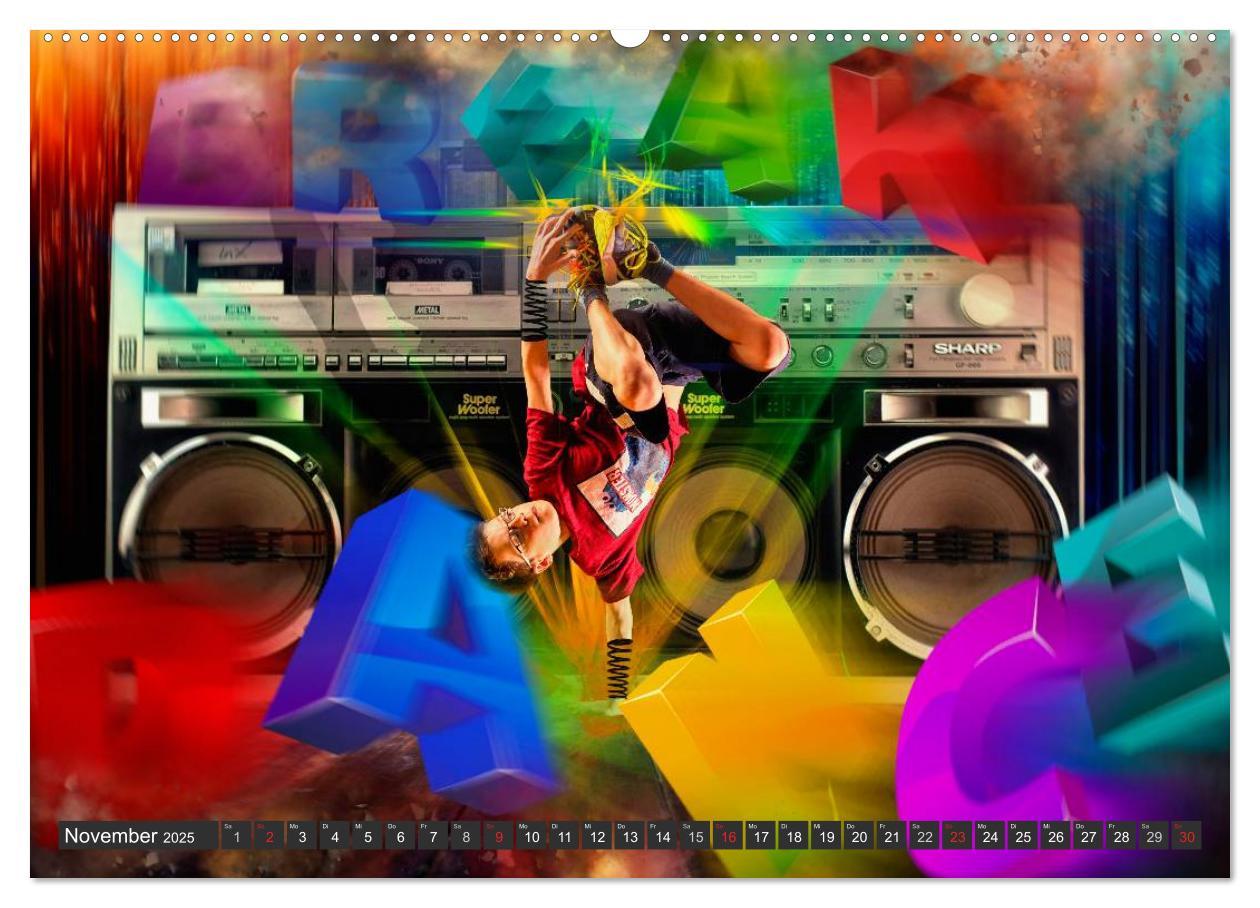 Bild: 9783435597901 | Break Dance (hochwertiger Premium Wandkalender 2025 DIN A2 quer),...