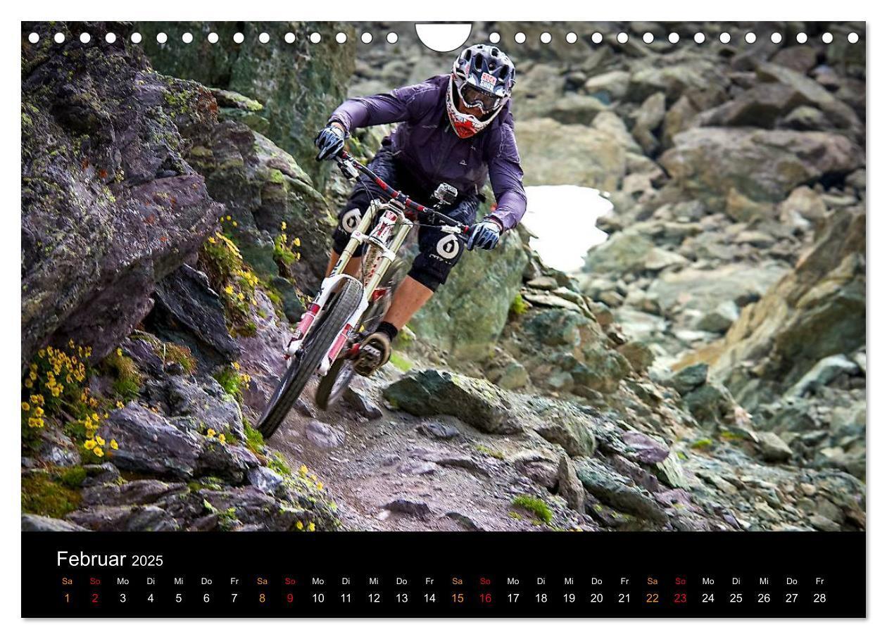 Bild: 9783435635184 | Mountainbike Freeride Momente (Wandkalender 2025 DIN A4 quer),...