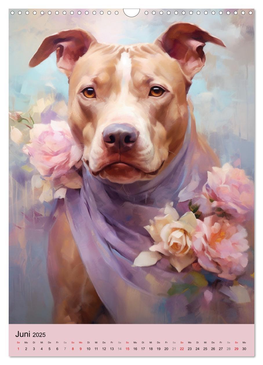 Bild: 9783435867073 | Pit Bull Aquarelle. Illustrationen von tollen Hunden (Wandkalender...