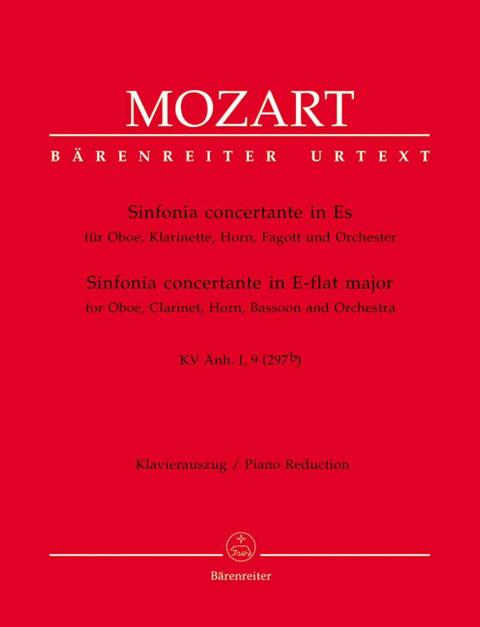 Cover: 9790006526819 | Sinfonia Concertante In E Flat K.Anh.1,9 | Wolfgang Amadeus Mozart