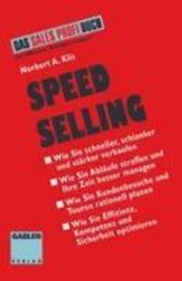 Cover: 9783409196925 | Speed Selling | Schneller, schlanker, stärker verkaufen | Klis | Buch