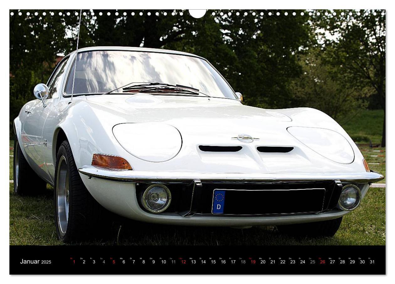 Bild: 9783435726639 | Opel GT Der Kalender (Wandkalender 2025 DIN A3 quer), CALVENDO...