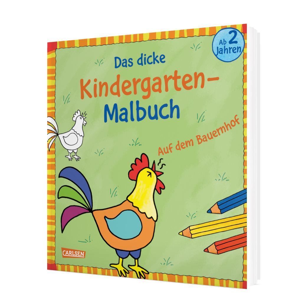 Bild: 9783551191144 | Ausmalbilder für Kita-Kinder: Das dicke Kindergarten-Malbuch: Auf...