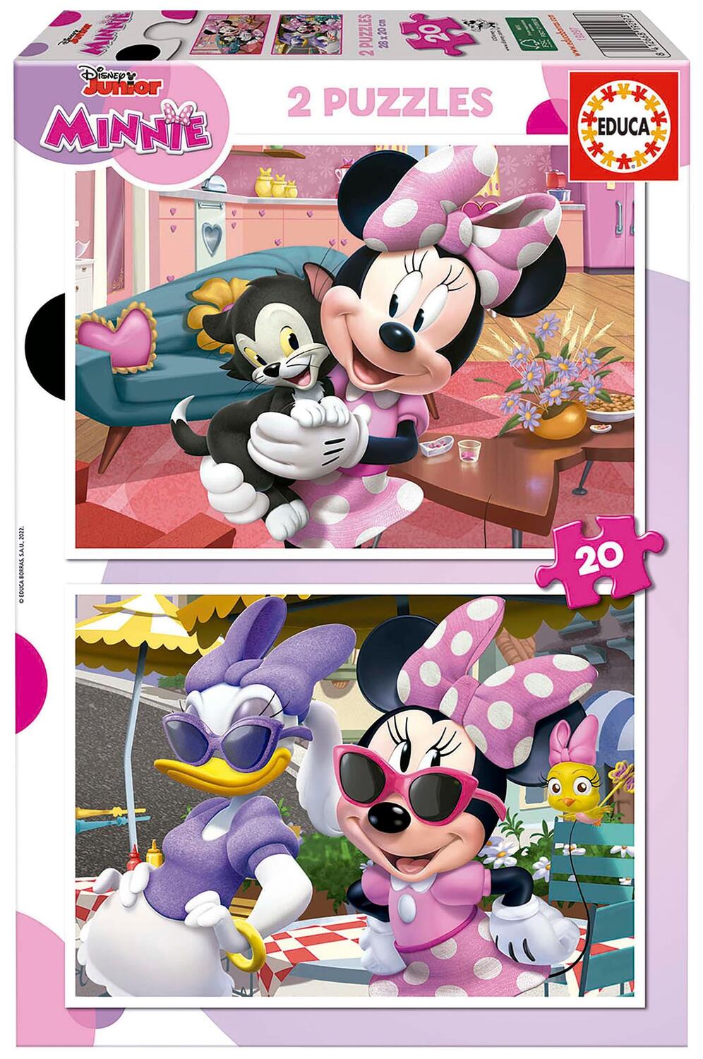 Cover: 8412668192973 | Educa - Disney - Minnie - Puzzle 2x20 Teile | Disney | 192973 | 2024