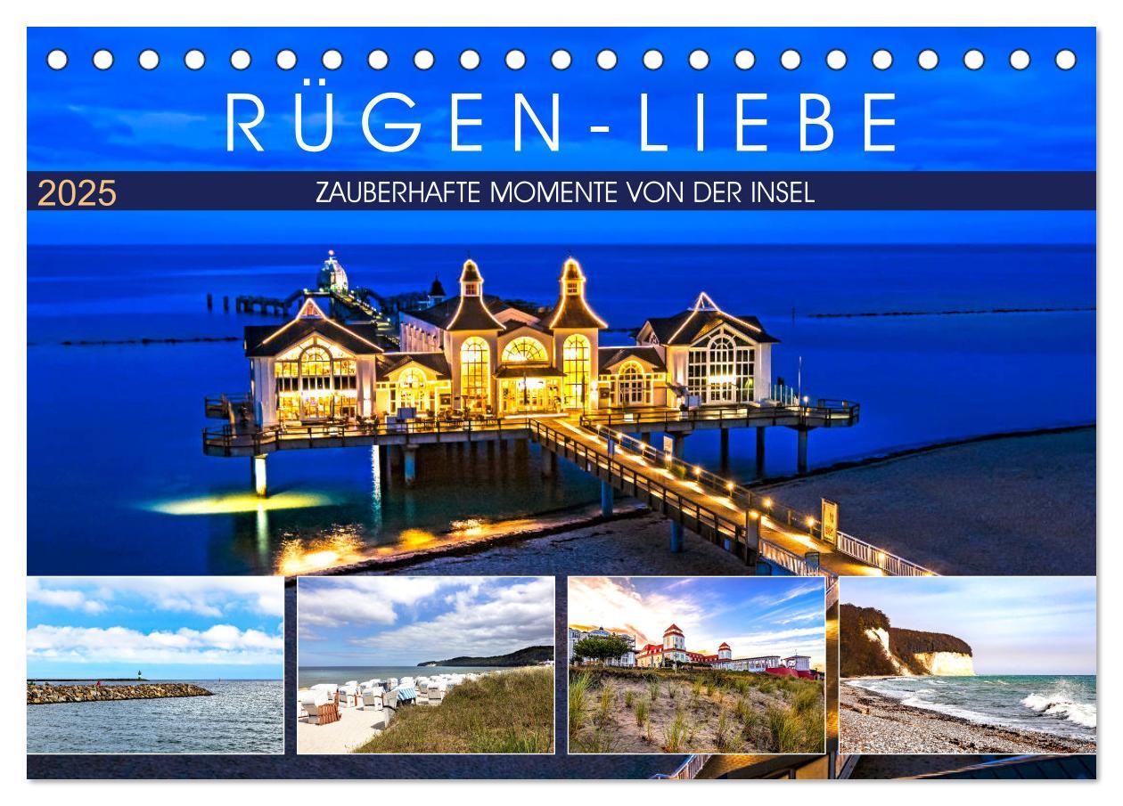 Cover: 9783435170487 | RÜGEN-LIEBE (Tischkalender 2025 DIN A5 quer), CALVENDO Monatskalender