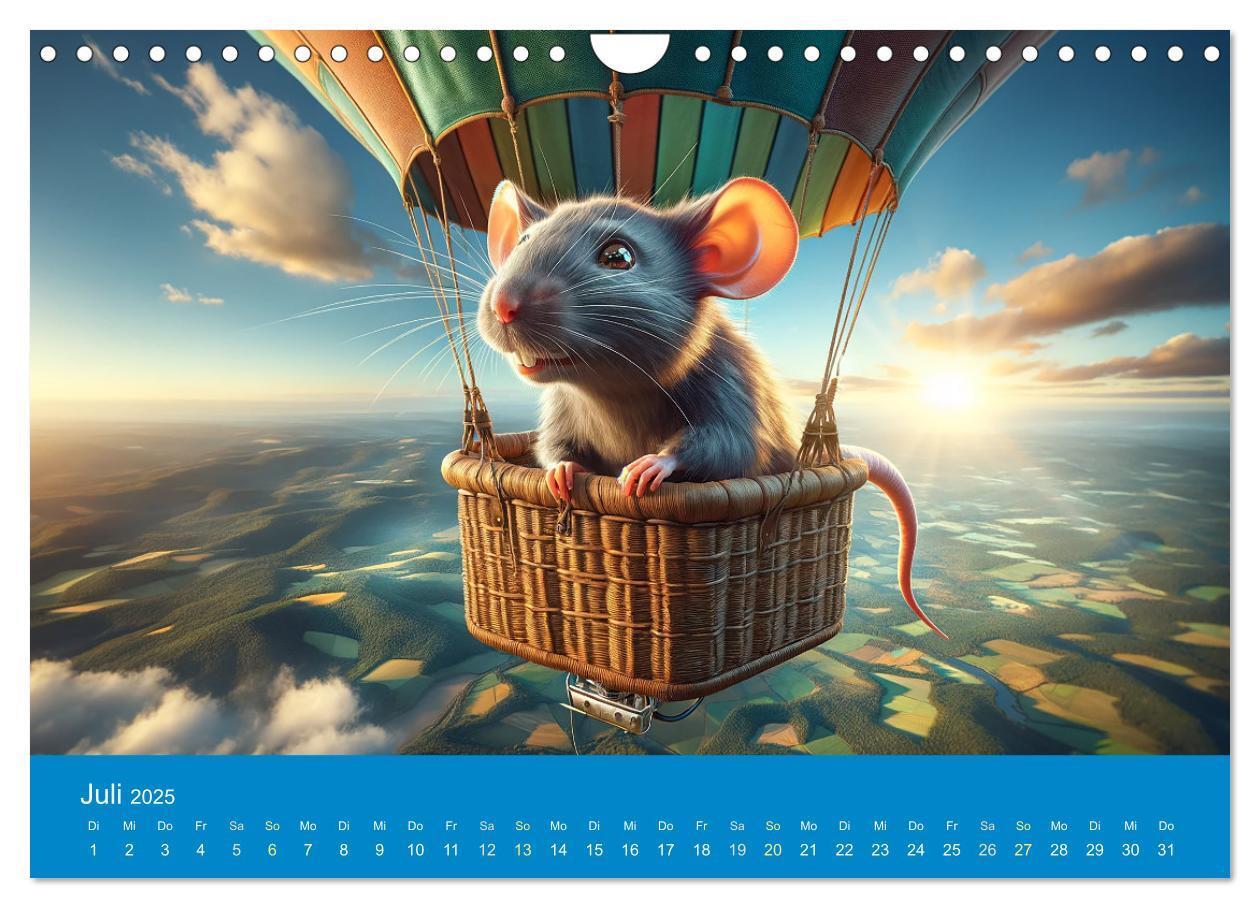 Bild: 9783383768606 | Abenteuerliche Ratten (Wandkalender 2025 DIN A4 quer), CALVENDO...