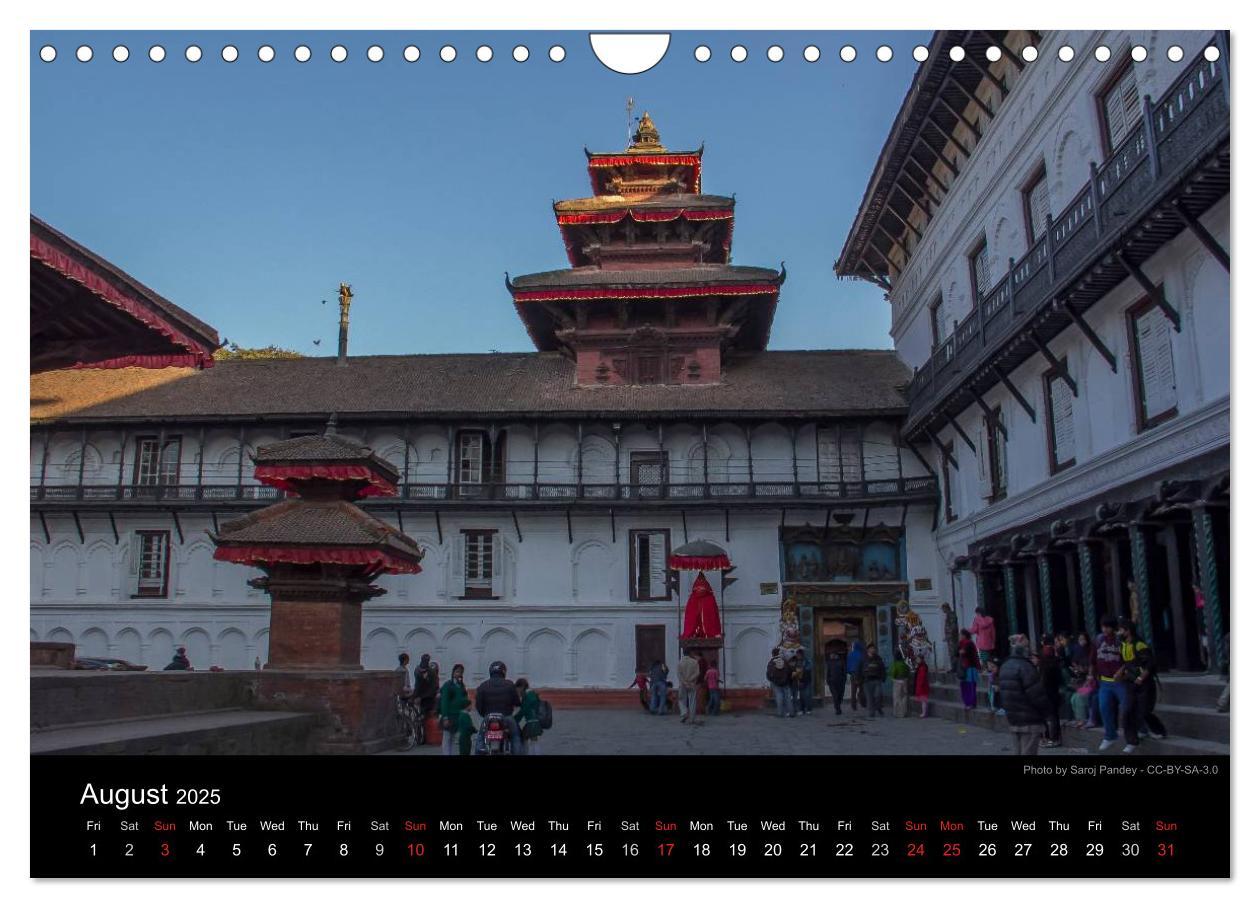 Bild: 9781325961962 | Monuments of Nepal 2025 (Wall Calendar 2025 DIN A4 landscape),...