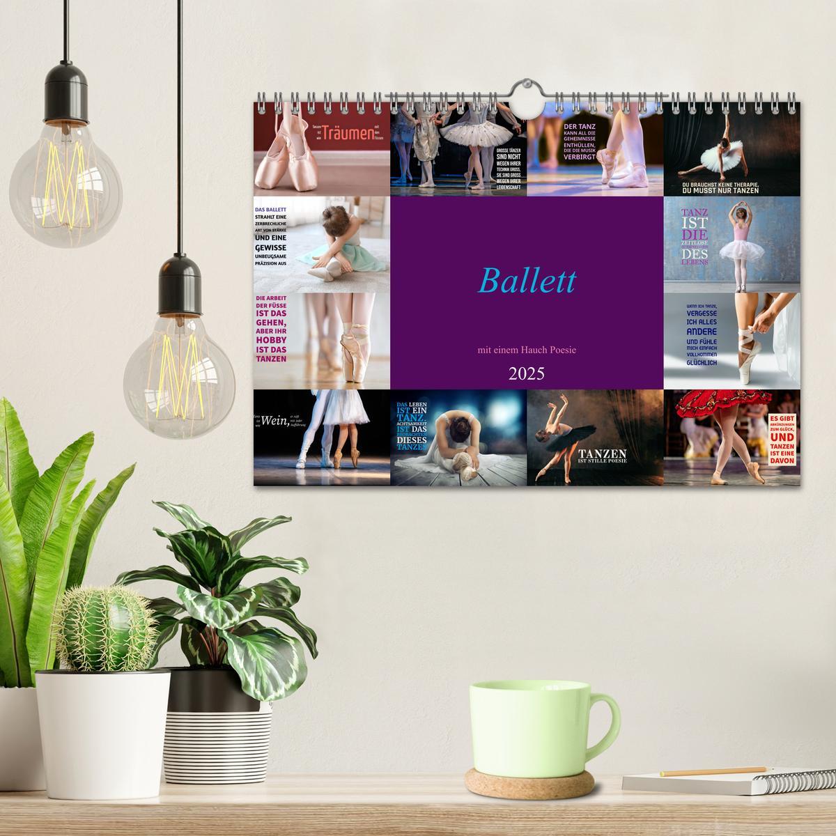 Bild: 9783383857775 | Ballett mit einem Hauch Poesie (Wandkalender 2025 DIN A4 quer),...