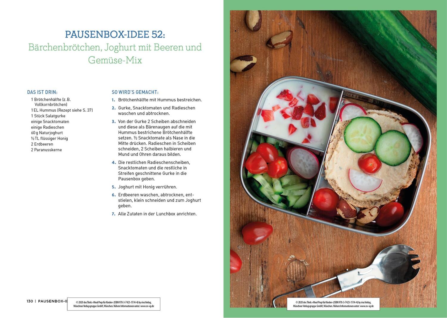 Bild: 9783742315144 | Meal Prep für Kinder | Veronika Pichl | Taschenbuch | 160 S. | Deutsch