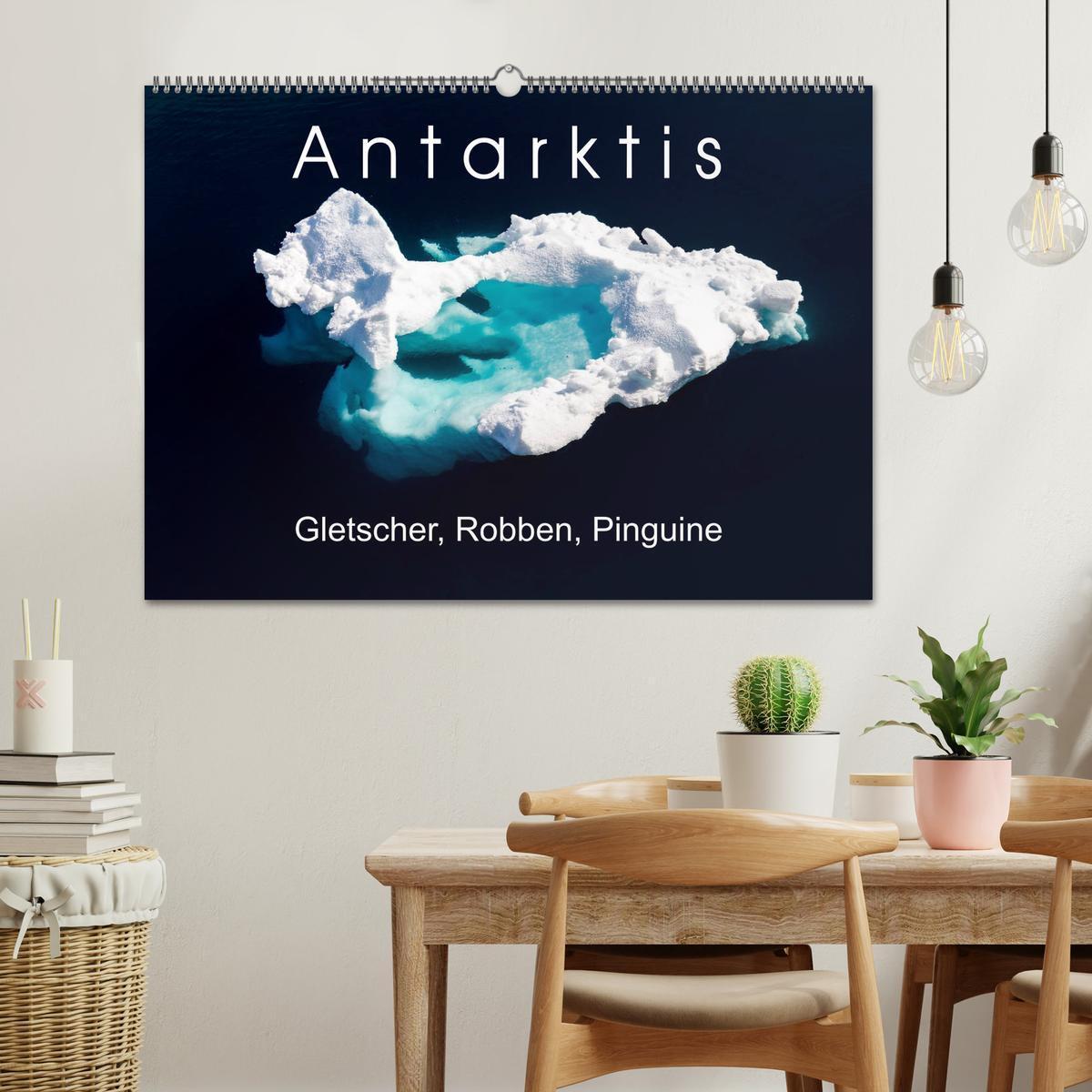 Bild: 9783435257225 | Antarktis Gletscher, Robben, Pinguine (Wandkalender 2025 DIN A2...