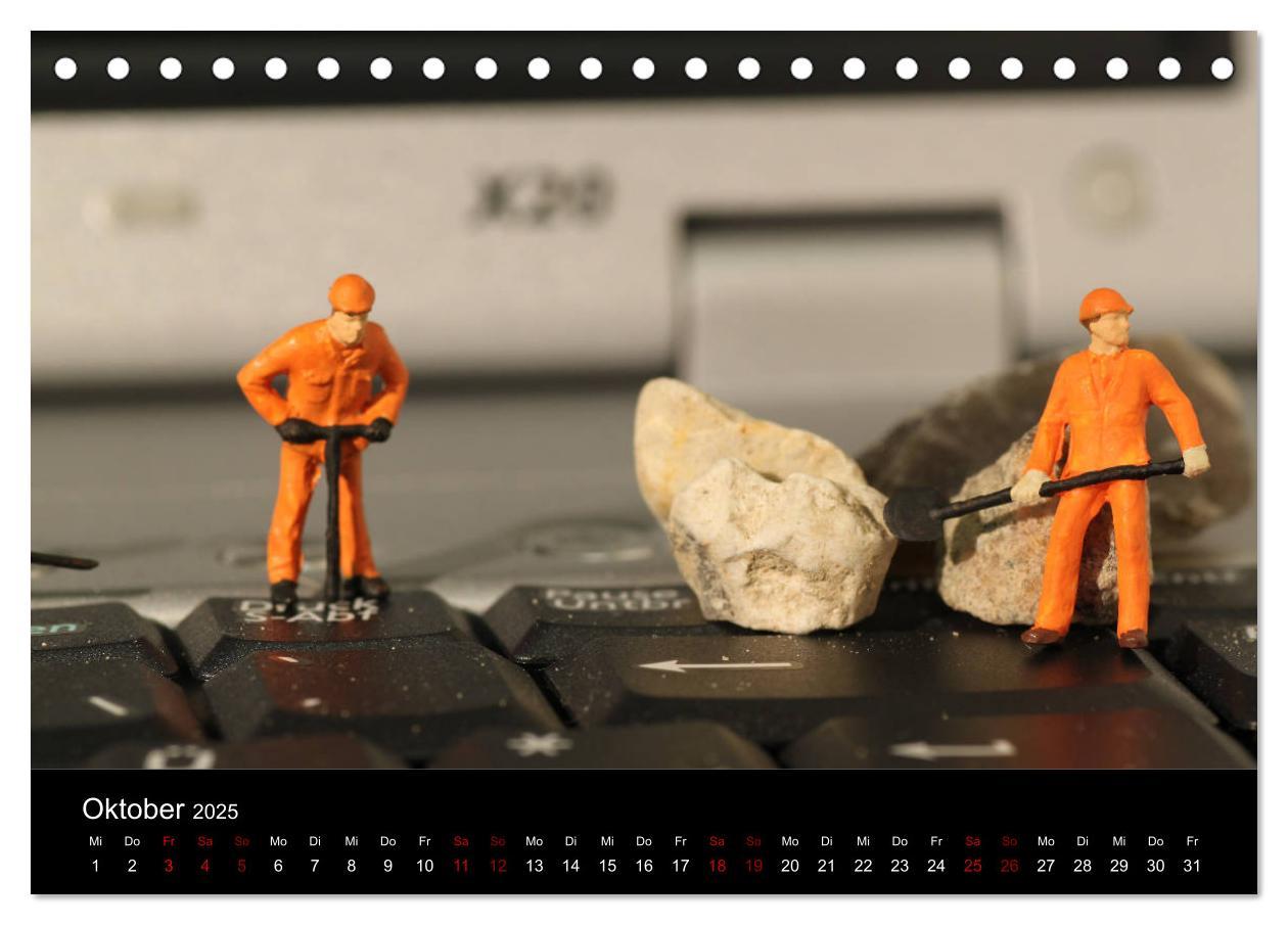 Bild: 9783435341740 | Miniaturen - Klein ganz groß (Tischkalender 2025 DIN A5 quer),...