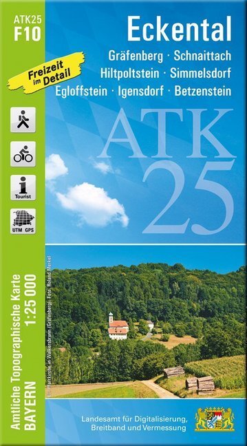 Cover: 9783899337501 | Amtliche Topographische Karte Bayern Eckental | (Land-)Karte | Deutsch