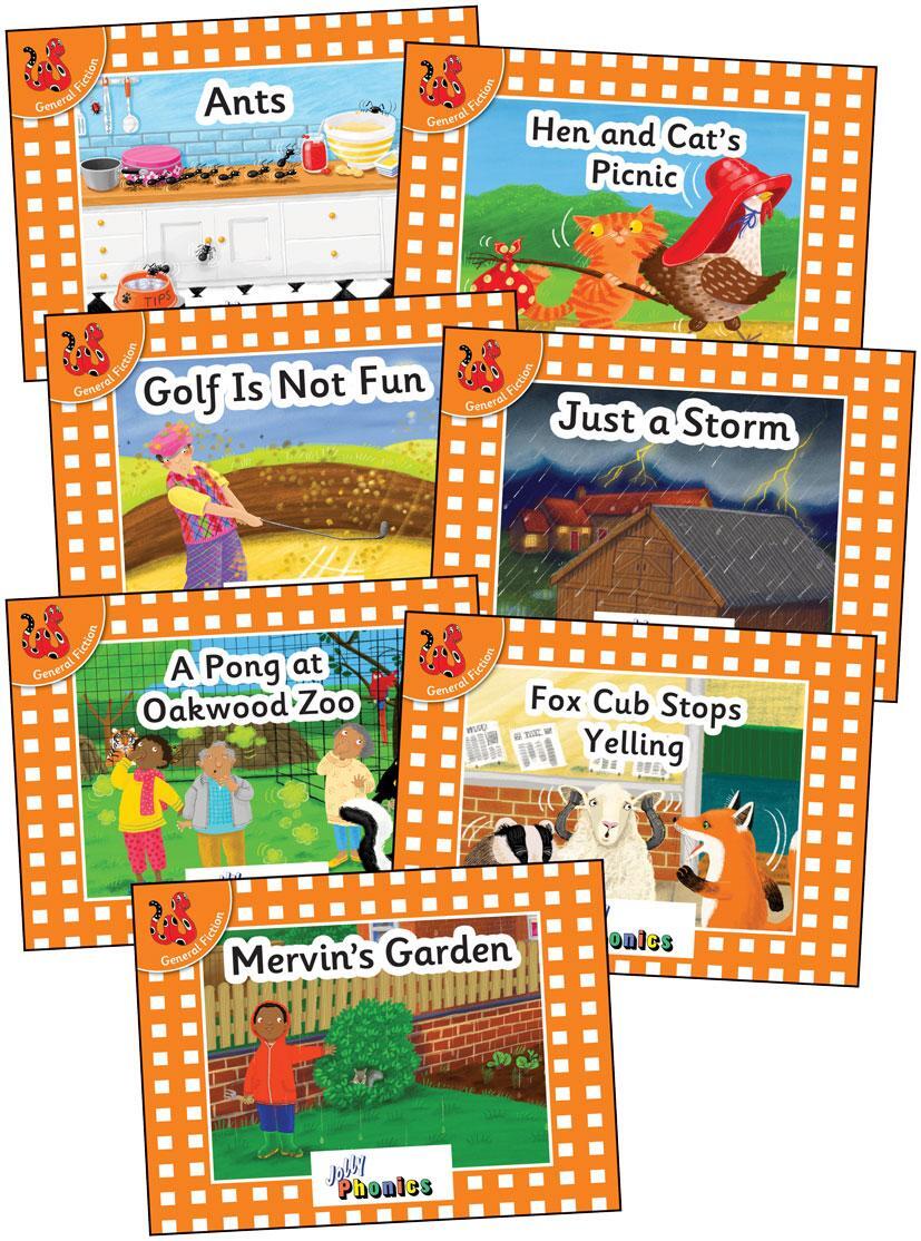 Cover: 9781844145812 | Jolly Phonics Orange Level Readers Complete Set | Van-Pottelsberghe