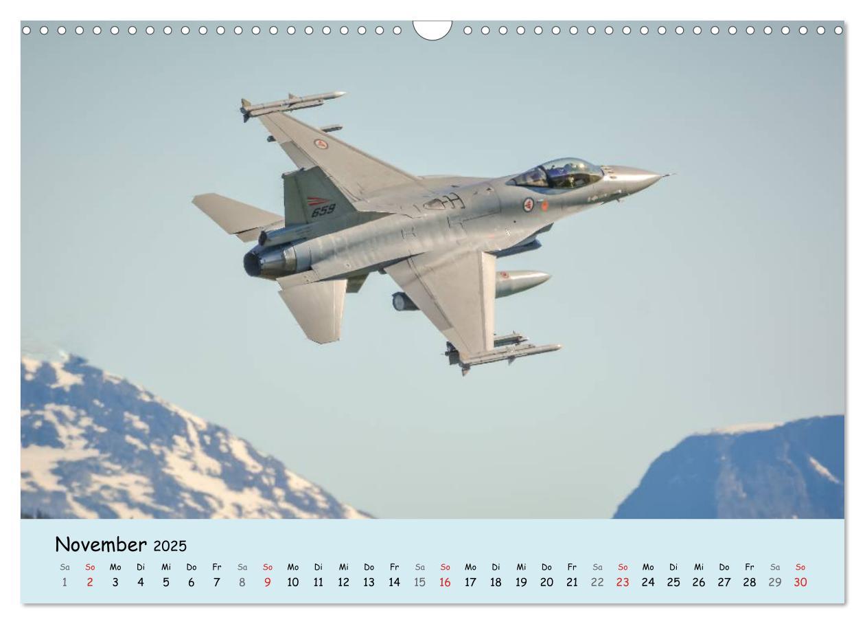 Bild: 9783435576524 | Luftüberlegenheit - Kampfjets in Aktion (Wandkalender 2025 DIN A3...