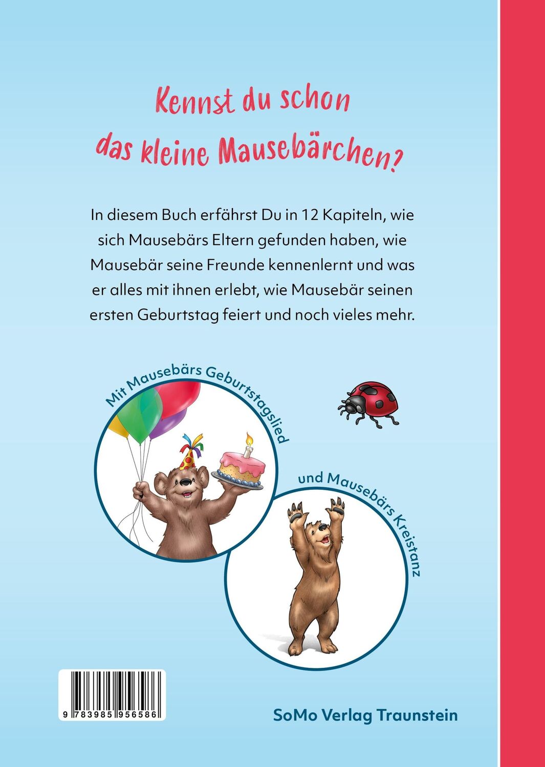 Rückseite: 9783985956586 | Mausebärs Geschichtenbuch | 12 Geschichten vom kleinen Mausebär | Buch