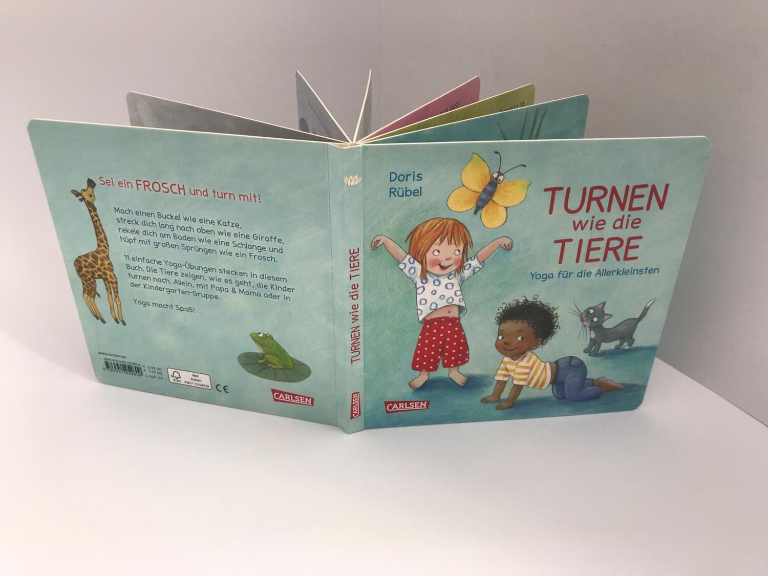 Bild: 9783551252609 | Turnen wie die Tiere - Yoga für Kinder | Doris Rübel | Buch | 16 S.