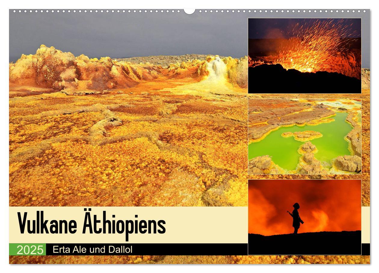 Cover: 9783435477623 | Vulkane Äthiopiens - Erta Ale und Dallol (Wandkalender 2025 DIN A2...