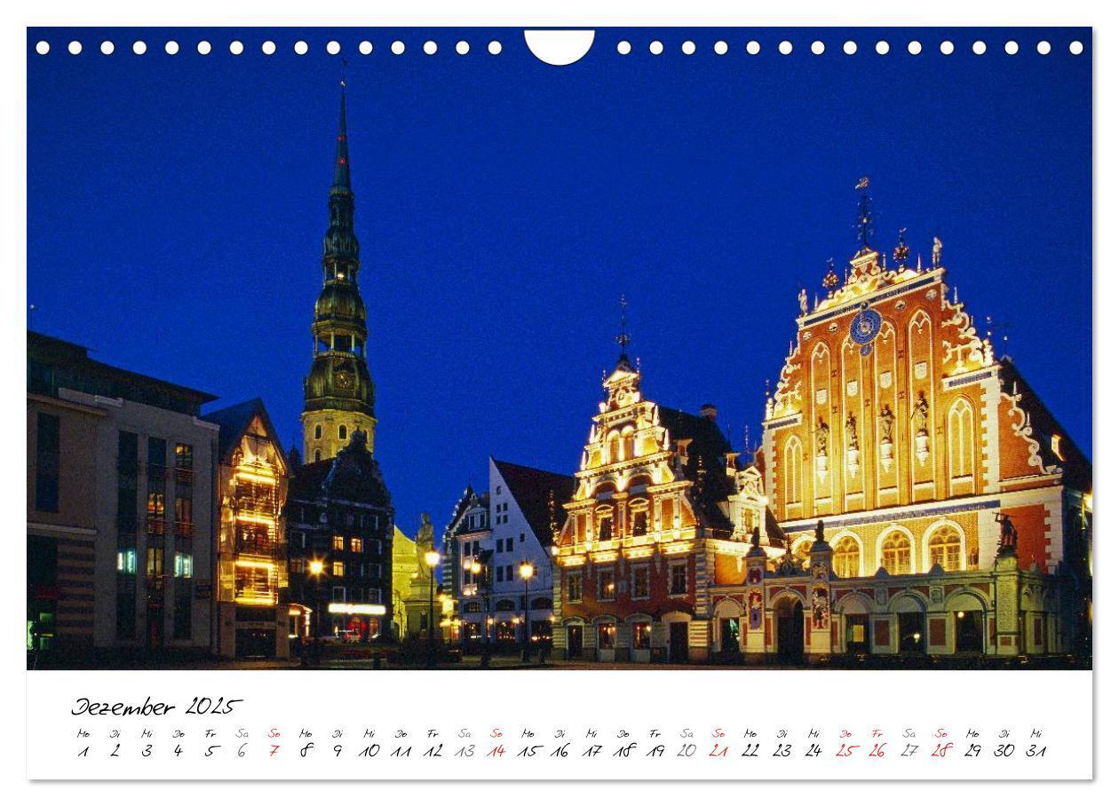 Bild: 9783435643332 | Litauen und Lettland (Wandkalender 2025 DIN A4 quer), CALVENDO...