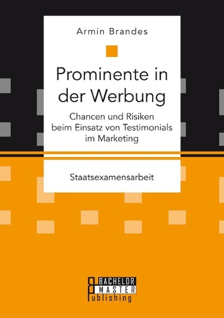 Cover: 9783958204843 | Prominente in der Werbung: Chancen und Risiken beim Einsatz von...