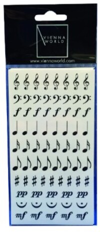 Cover: 9120064160425 | Stickers Music symbols (2 sheets) | Schreibwaren | K 105