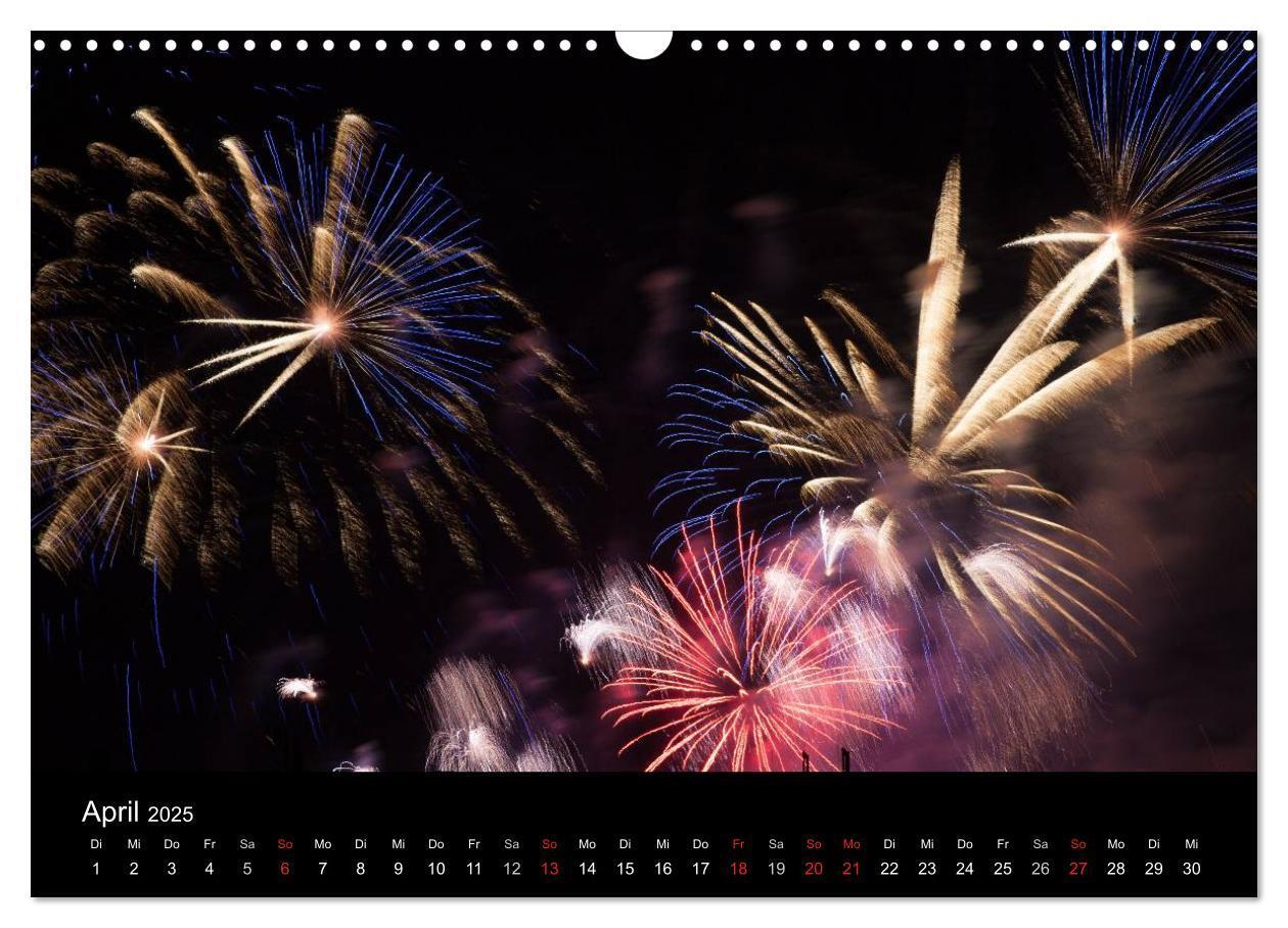 Bild: 9783435789665 | Feuerwerk (Wandkalender 2025 DIN A3 quer), CALVENDO Monatskalender