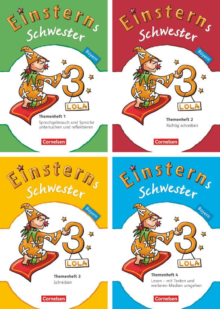 Cover: 9783060835379 | Einsterns Schwester 3. Jahrgangsstufe. 4 Themenhefte im Paket Bayern