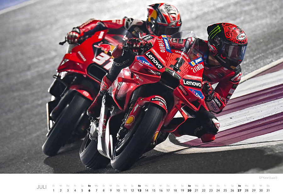 Bild: 9783966648271 | Motorrad Grand Prix Kalender 2025 | Karl Fritz Glänzel | Kalender