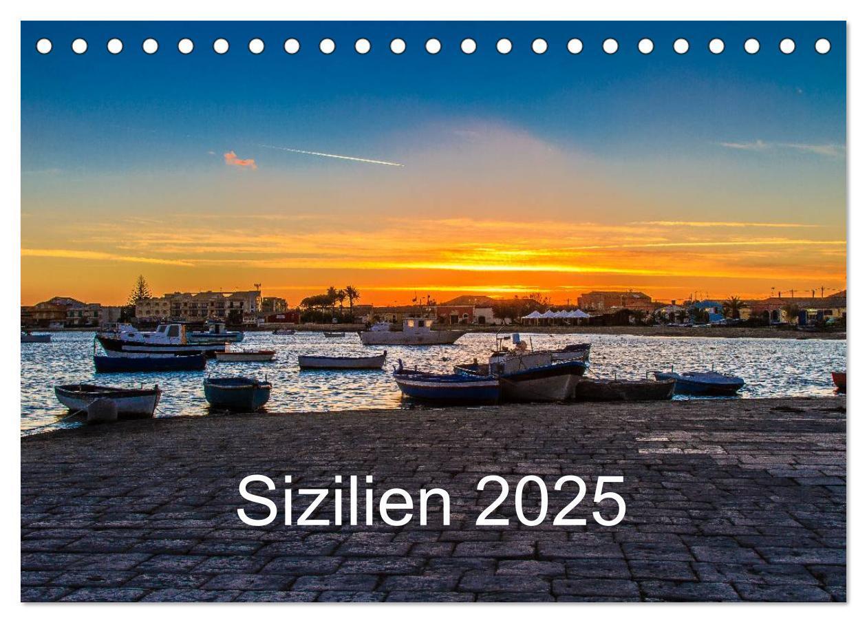 Cover: 9783435751235 | Sizilien 2025 (Tischkalender 2025 DIN A5 quer), CALVENDO...