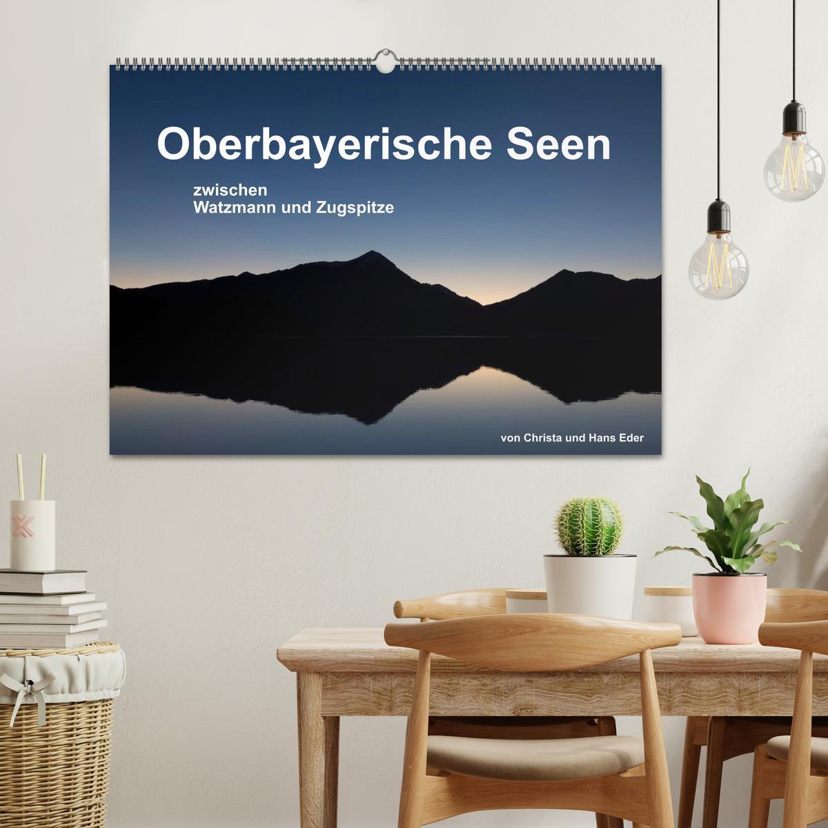 Bild: 9783435719396 | Oberbayerische Seen (Wandkalender 2025 DIN A2 quer), CALVENDO...