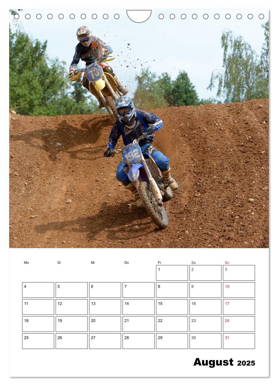 Bild: 9783457079751 | Motocross Terminplaner (Wandkalender 2025 DIN A4 hoch), CALVENDO...